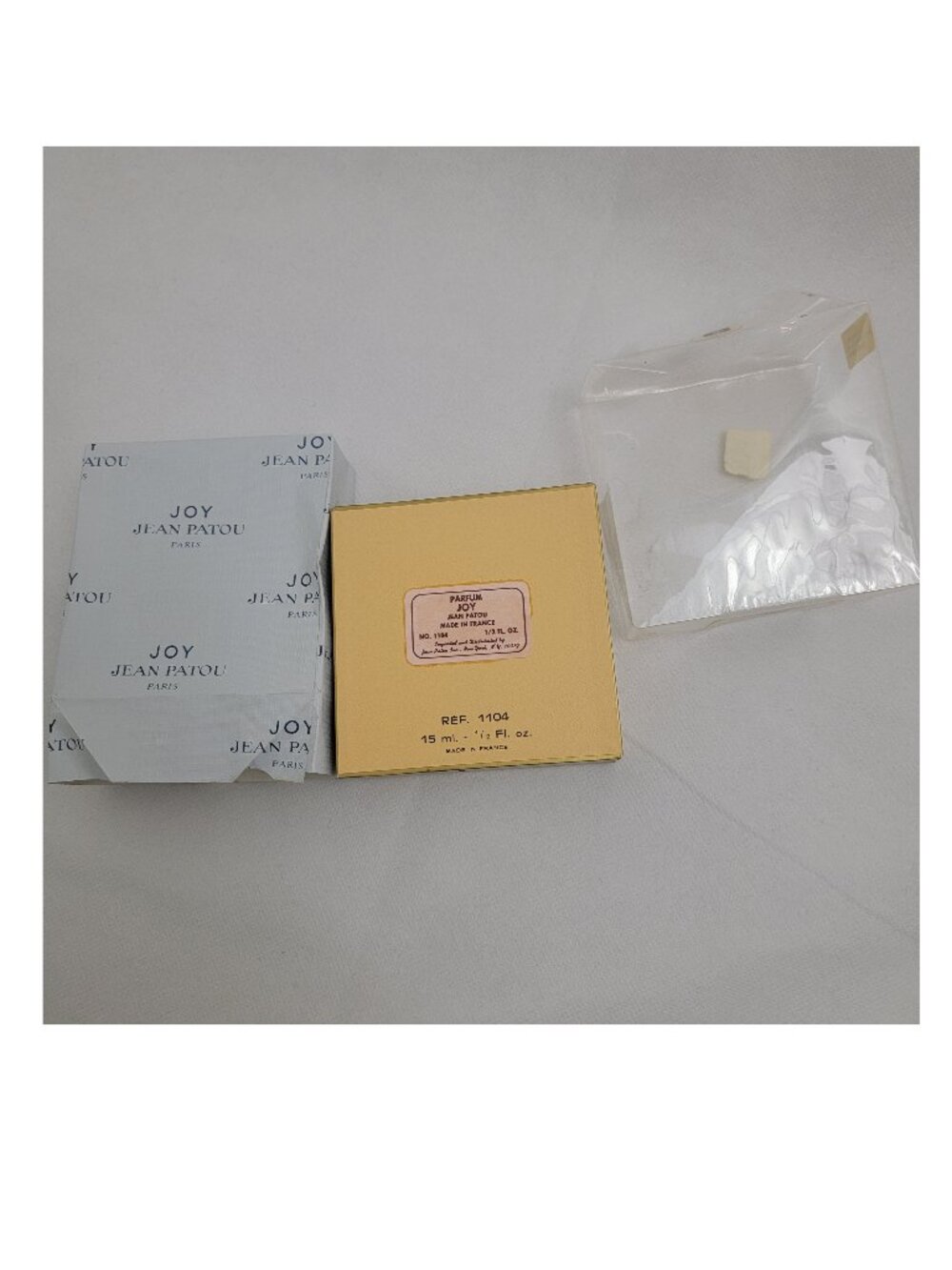 JEAN PATOU Joy Parum 1104 1/2 fl oz .5 fl oz Vintage Box - Picture 8 of 11